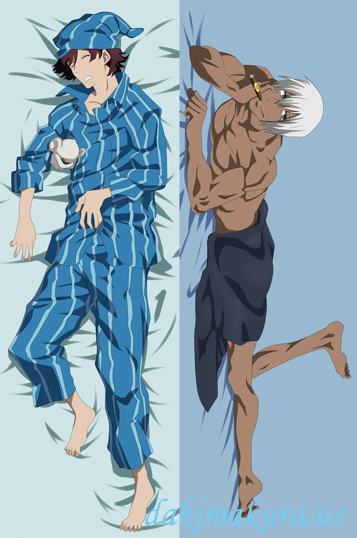 Leonardo Watch and Zapp Renfro - Blood Blockade Battlefron Male Anime Dakimakura Japanese Hugging Body Pillow Cover